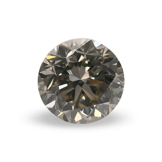 1.00 Carat Fancy Gray Round Brilliant Diamond SI1 GIA