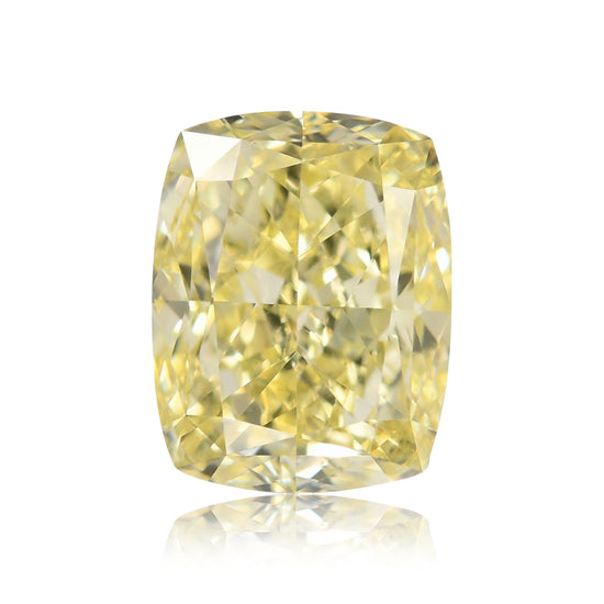 1.01 Carat Fancy Light Yellow Cushion Diamond VS2 GIA
