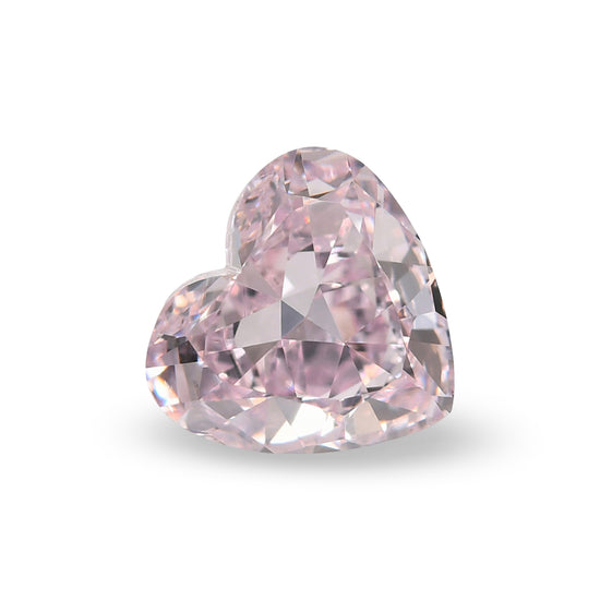 0.72 Carat Fancy Light Pink HEART Diamond VS2 GIA