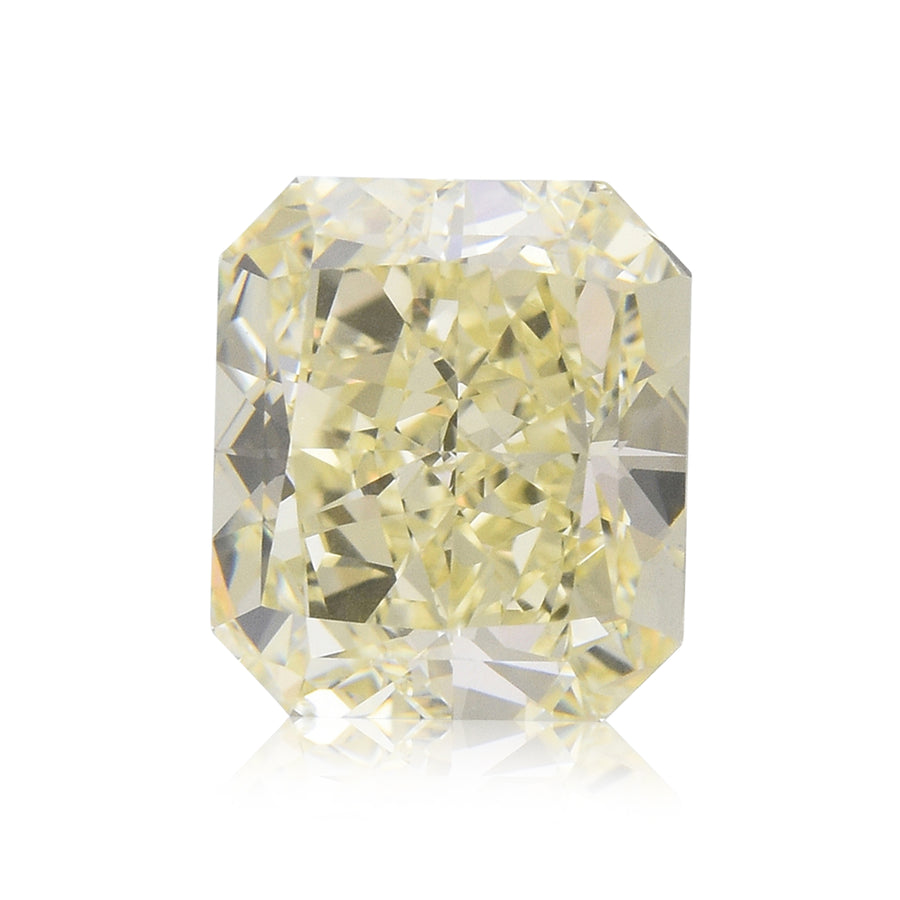 3.06 Carat Light Yellow Radiant Diamond (SI2) GIA