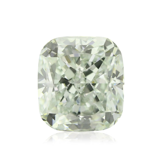 Diamante 2.09 carati verde chiaro cuscino VS2 GIA