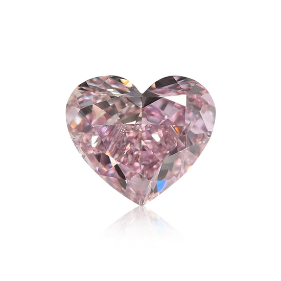 0,55 Karat Fancy Purplish Pink HERZ Diamant SI1 GIA