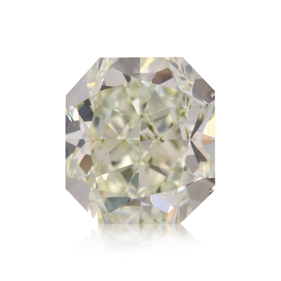 Diamante radiante giallo verdastro fantasia da 2,03 carati VS2 GIA