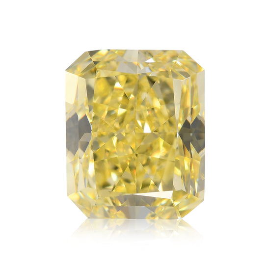 1,90 Karat Fancy Yellow Radiant Diamant SI1 GIA