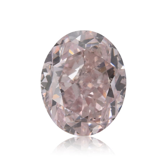 0.70 Karat Fancy Brownish Pink Oval Diamant SI2 GIA