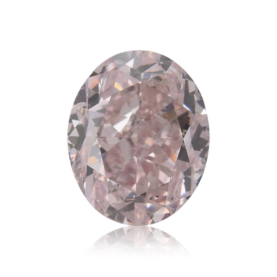 0.70 Carat Fancy Brownish Pink Oval Diamond SI2 GIA