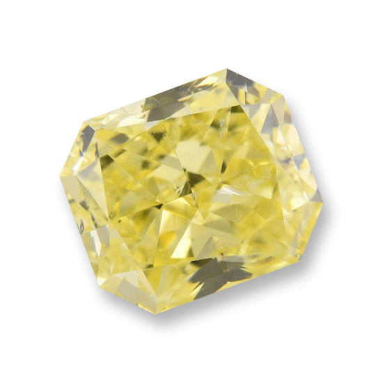 1,00 Karat Fancy Intense Yellow Radiant Diamant (I1) GIA