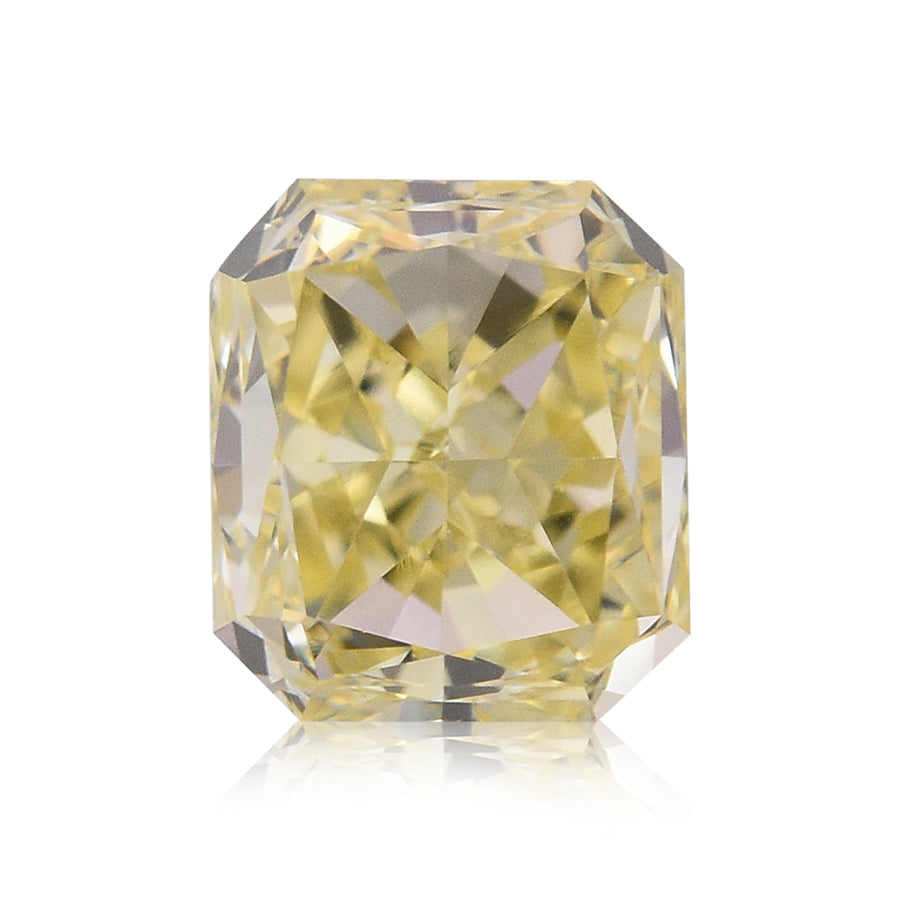 0.59 Carat Fancy Yellow Radiant Diamond (VS)