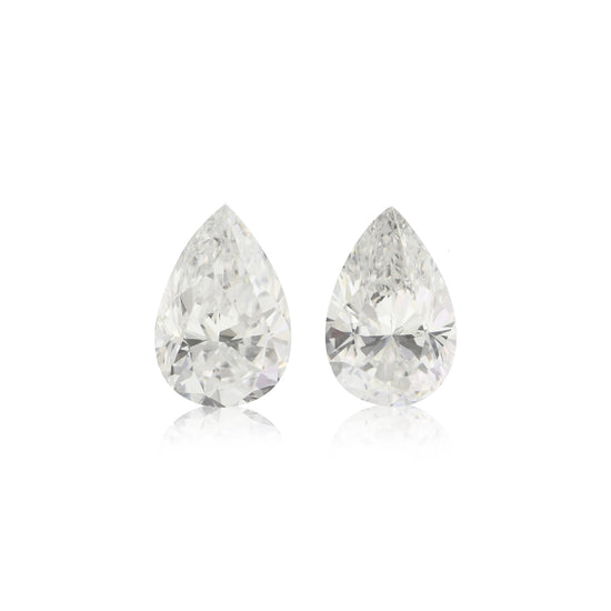 0.91 Carat F+ Pear Diamonds (VS)