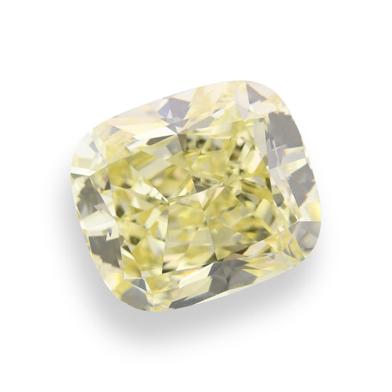 2.13 Carat Fancy Yellow Cushion Diamond VS2 GIA