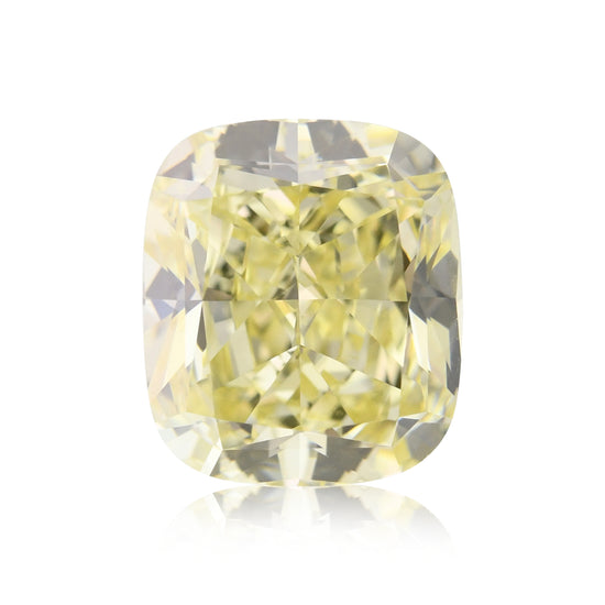 2.13 Karat Fancy Yellow Cushion Diamant VS2 GIA