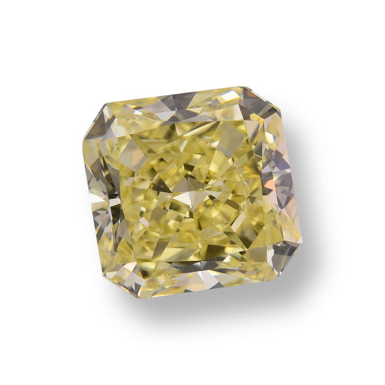 2.44 Carat Fancy Yellow Radiant Diamond SI2 GIA