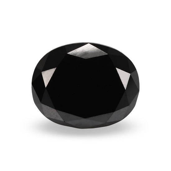 4.50 Carat Fancy Black Oval Diamond  GIA