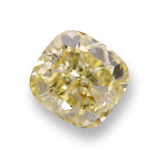 2.51 Carat Fancy Yellow Cushion Diamond SI1 GIA