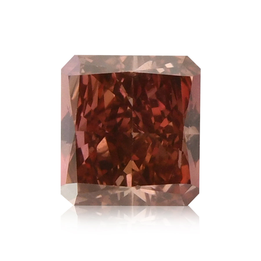 0.50 Carat Fancy Deep Pink Radiant Diamond VS2 GIA