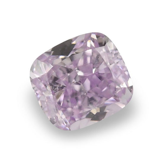 0.37 Carat Fancy Intense Purple Cushion Diamond SI2 GIA