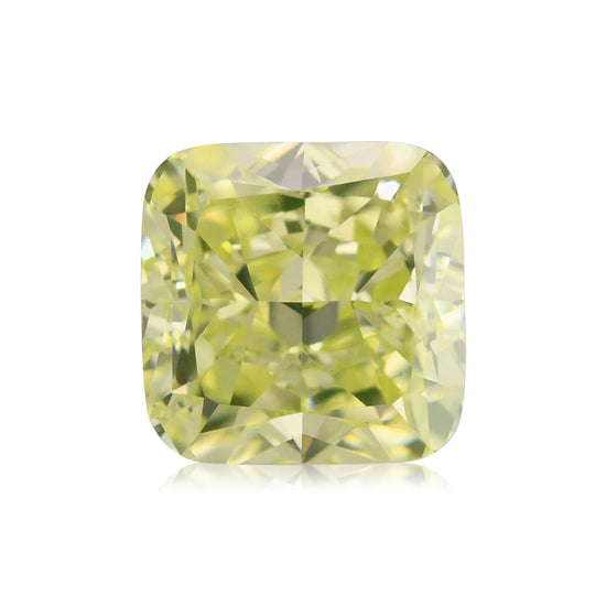 Diamante Fancy Giallo Verde Cushion SI1 GIA da 1,02 Carati
