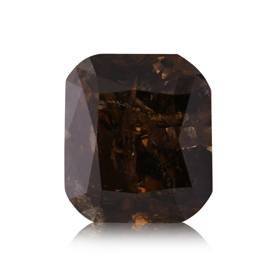 10.36 Karat Fancy Dark Orangy Brown Kissen Diamant (SI2) GIA