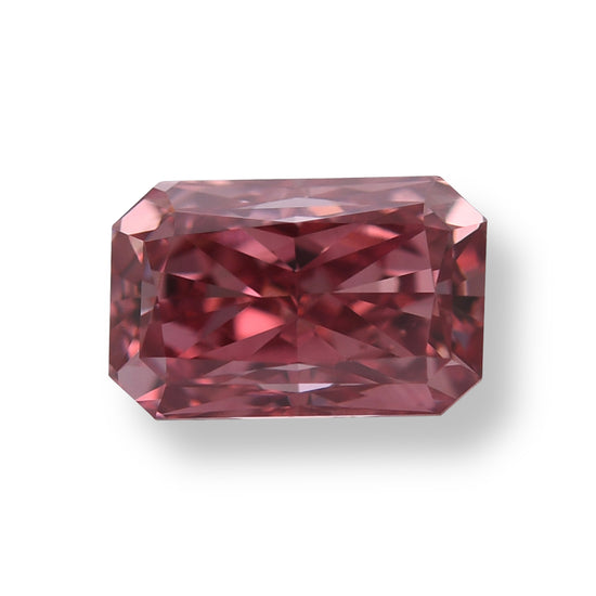 1.25 Carat Fancy Deep Pink Radiant Argyle  Diamond SI1 GIA and Argyle