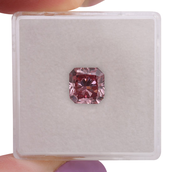 2.03 Carat Fancy Deep Pink Radiant Argyle Diamond SI2 GIA