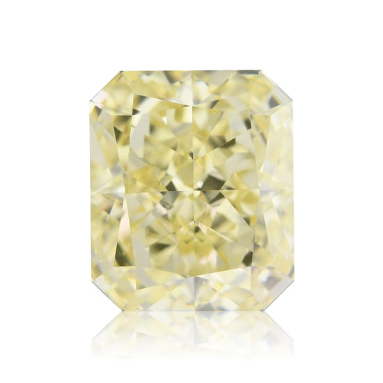 2.17 Karat Fancy Yellow Radiant Diamant VVS2 GIA