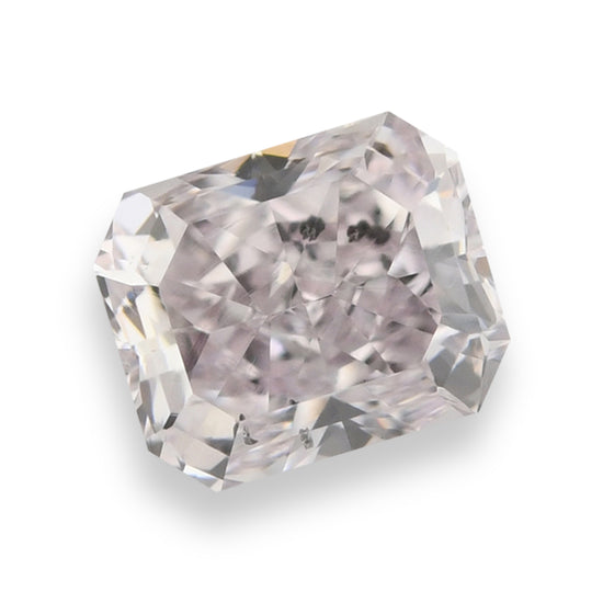 0.67 Carat Very Light Pink Radiant Diamond SI2 GIA