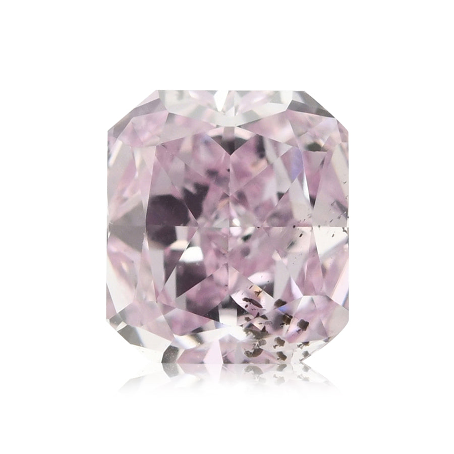 0.33 Carat Fancy Purple Pink Radiant Diamond SI2 GIA