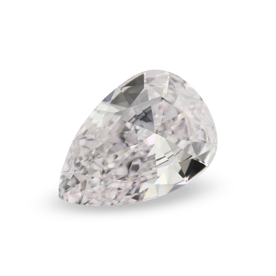 1.36 Carat Light Pink Pear Diamond VVS1 GIA