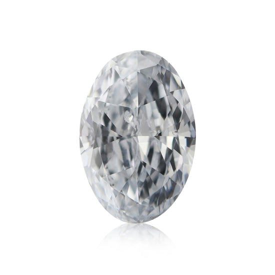 0.26 Karat Fancy Light Blue Oval Diamant SI2 GIA