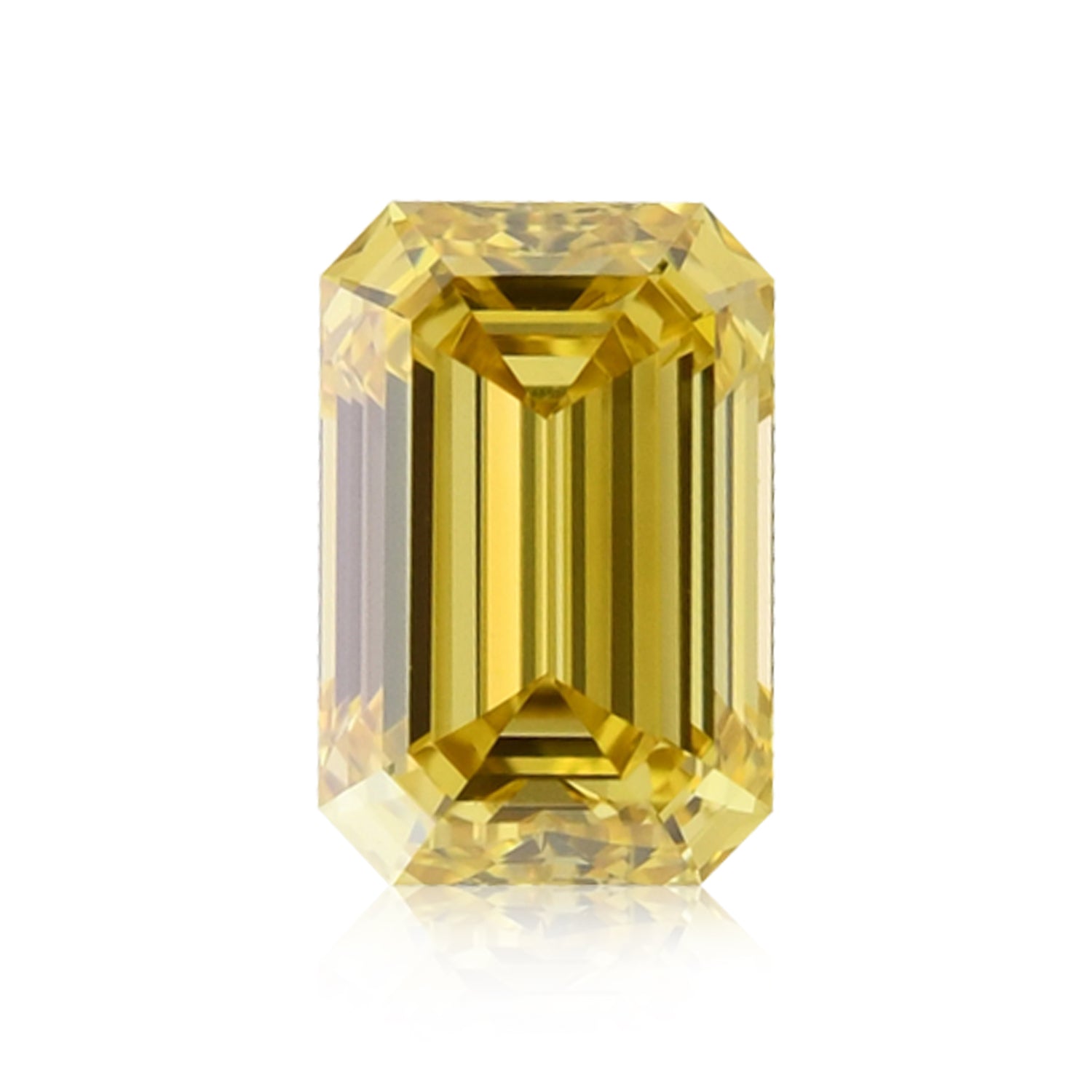 0.51 Carat Fancy Deep Brownish Yellow Emerald Diamond VVS2 GIA