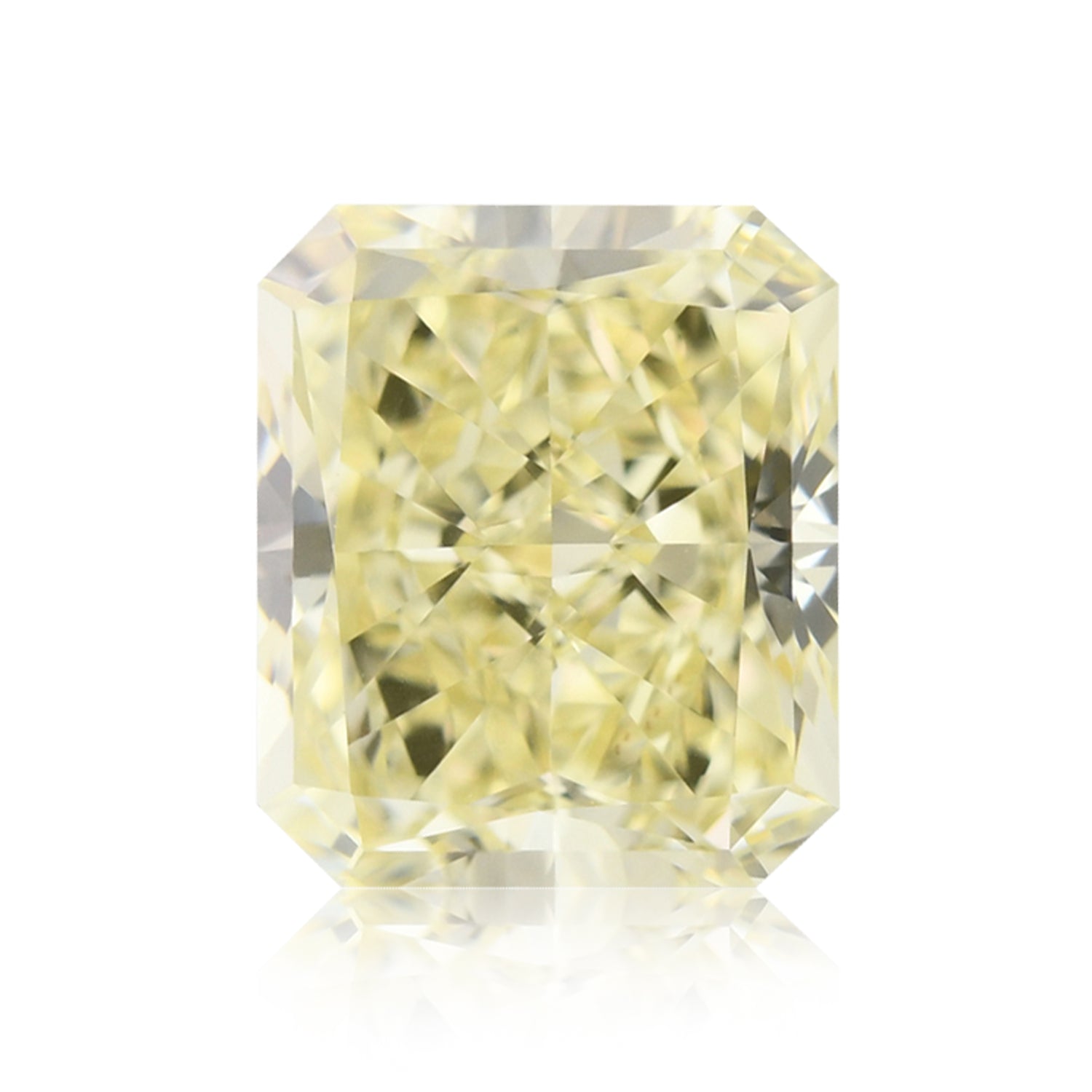 2.17 Carat Fancy Light Yellow Radiant Diamond VVS2 GIA