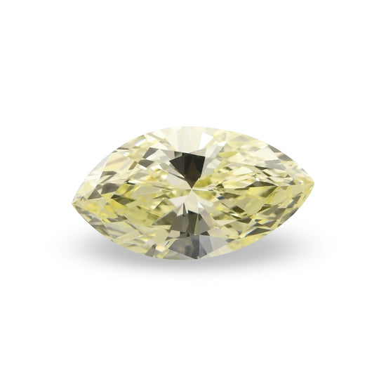 0.81 Carat Fancy Light Yellow Marquise Diamond VVS2 GIA