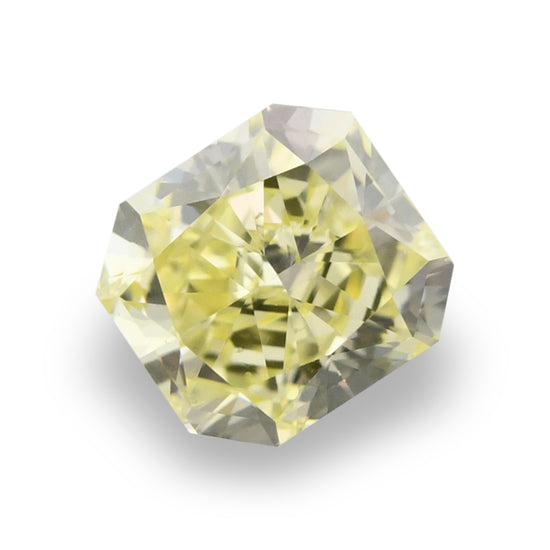 0.70 Carat Fancy Yellow Radiant Diamond VS2 GIA