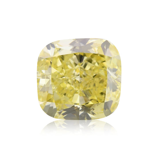 Diamante Giallo Intenso Fancy Taglio Cuscino da 1,82 carati (I1) GIA