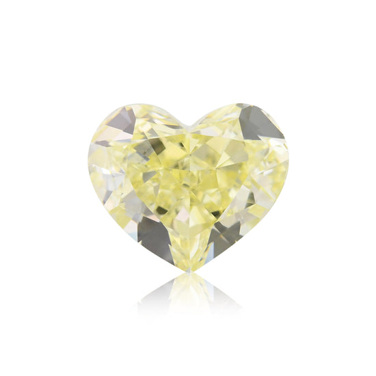 Diamante a CUORE GIA SI1 Fancy Light Yellow 2.03 carati