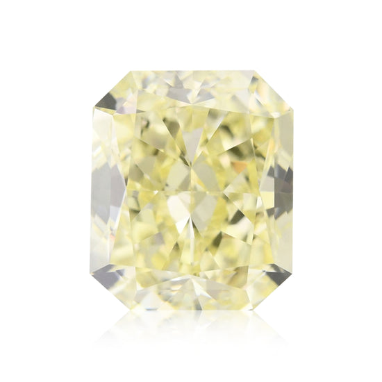 Diamante Radiante GIA Fancy Light Yellow VVS1 da 1,96 carati