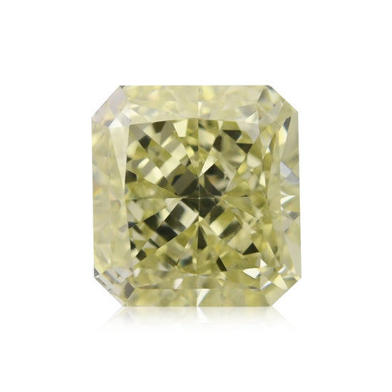 Diamante Radiante Giallo Verdastro Fancy da 0,66 Carati VVS2 GIA