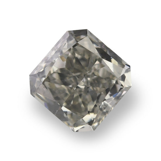0.47 Carat Fancy Light Gray Radiant Diamond VS2 GIA