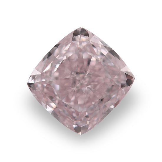 0.72 Carat Light Pink Cushion Diamond VVS2 GIA