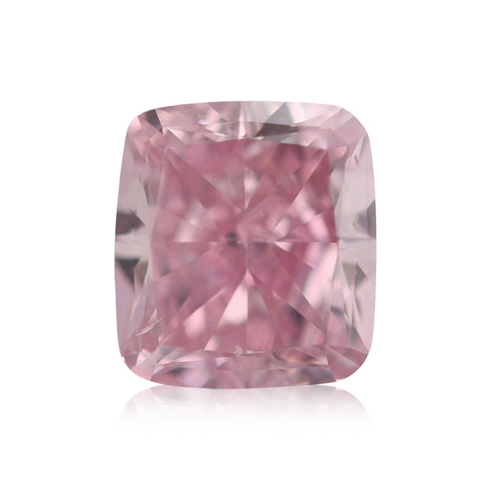 ماسة على شكل وسادة بلون وردي مائل إلى الأرجواني غامق، 0.30 قيراط، درجة نقاء SI1، شهادة GIA