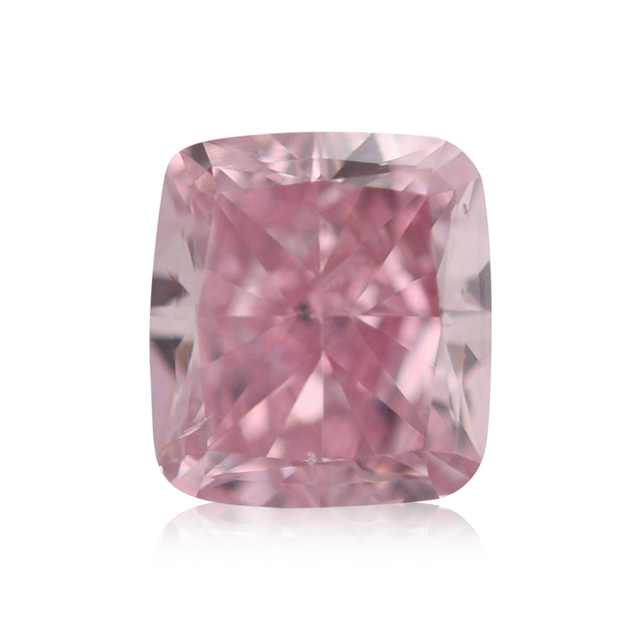 0.30 Carat Fancy Intense Purplish Pink Cushion Diamond SI1 GIA