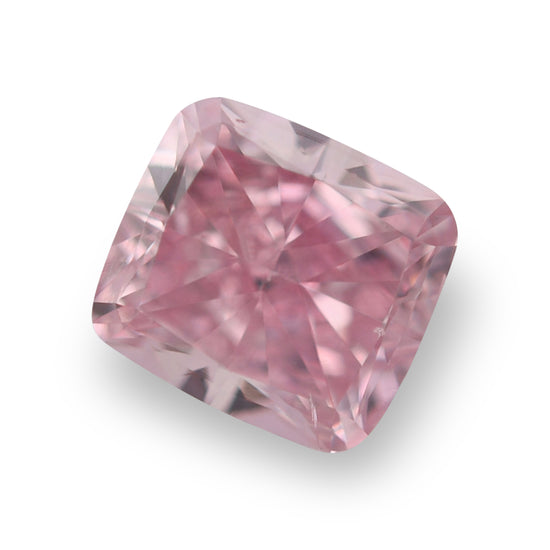 0.30 Carat Fancy Intense Purplish Pink Cushion Diamond SI1 GIA