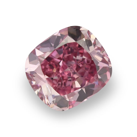 0.51 Carat Fancy Vivid Purplish Pink Cushion Diamond VS2 ARGYLE & GIA