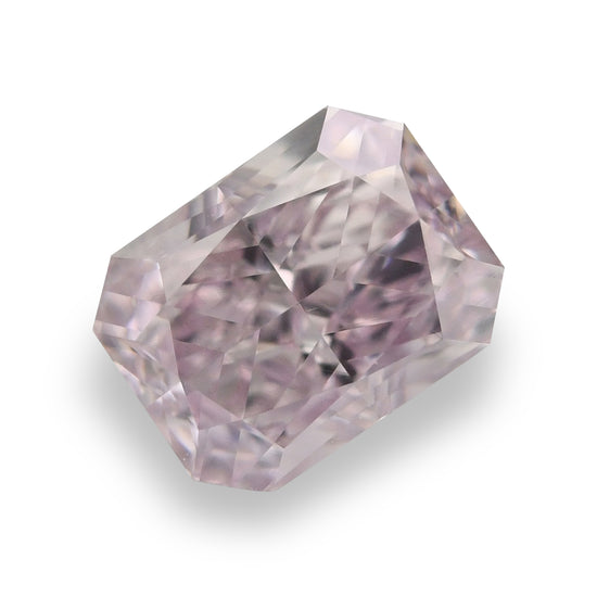 0.60 Carat Fancy Purplish Pink Radiant Diamond VS2 GIA
