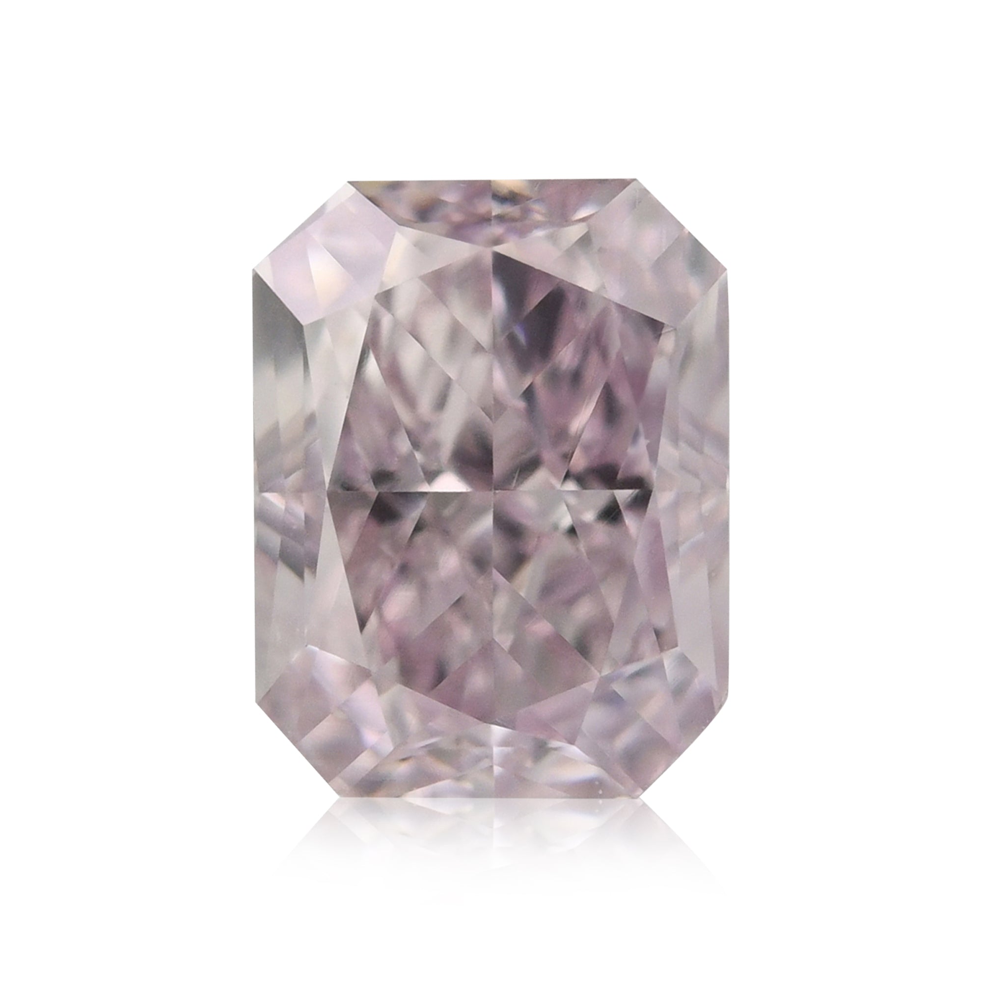 0.60 Carat Fancy Purplish Pink Radiant Diamond VS2 GIA | LEIBISH