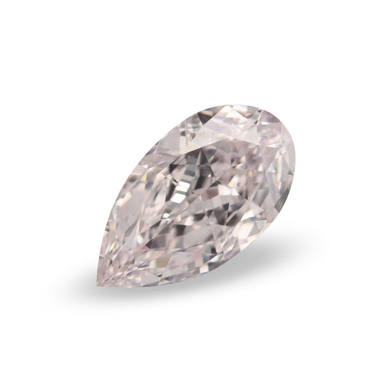 0.64 Carat Fancy Light Pink Pear Diamond VS2 GIA