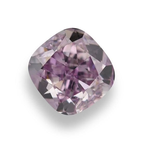 0.25 Carat Fancy Intense Pink Purple Cushion Diamond VS1 GIA