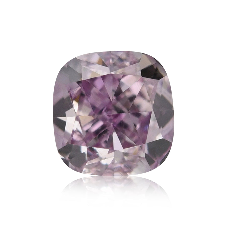 0.25 Carat Fancy Intense Pink Purple Cushion Diamond VS1 GIA