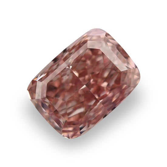 0.87 Carat Fancy Intense Pink Cushion Diamond VVS2 GIA