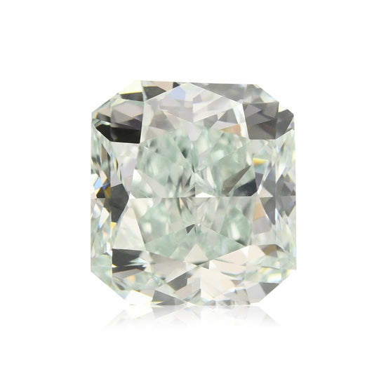 1,36 Karat Fancy Light Green Radiant Diamant VVS1 GIA